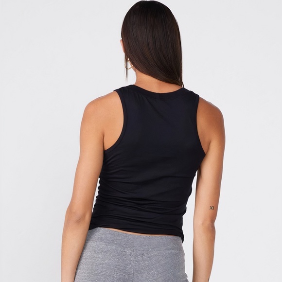 NWT Monrow Narrow Tank in Black - Picture 3 of 3